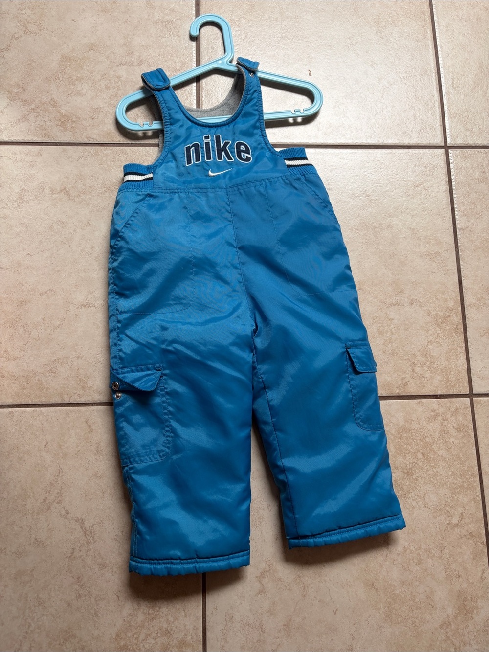 Nike Bright Blue Kids Snow Overalls